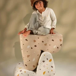 Outlet Chauffeuse Cloud Terrazzo Marble Fauteuil / Pouf