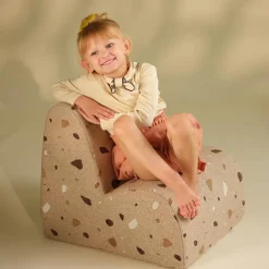 Online Chauffeuse Cloud Terrazzo Sand Fauteuil / Pouf