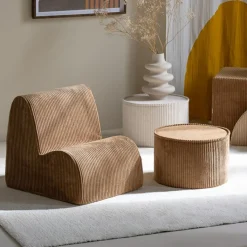 Wigiwama Chauffeuse Cloud Toffee velours côtelé