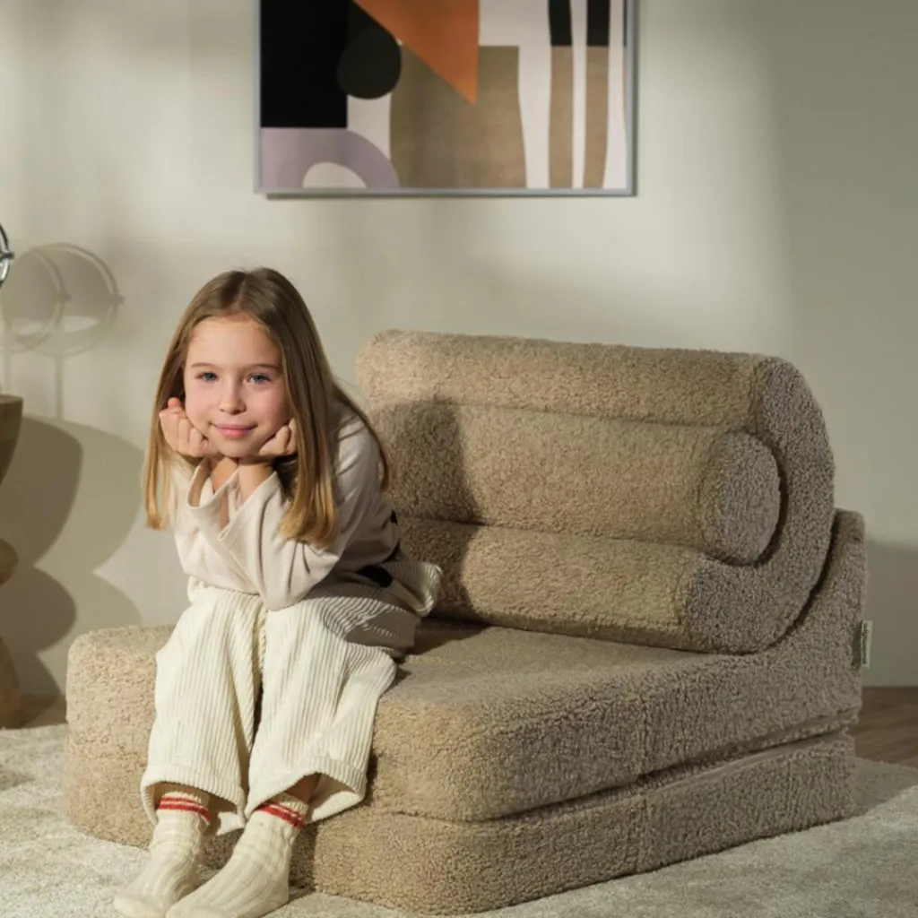 New Chauffeuse Flipster Biscuit molletonné Fauteuil / Pouf