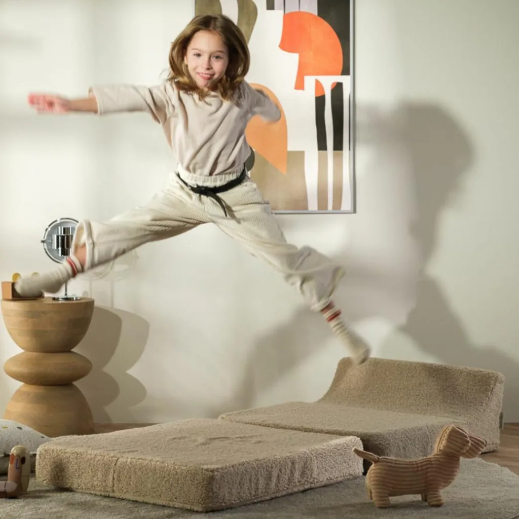 New Chauffeuse Flipster Biscuit molletonné Fauteuil / Pouf