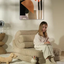 New Chauffeuse Flipster Biscuit molletonné Fauteuil / Pouf