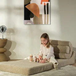 New Chauffeuse Flipster Biscuit molletonné Fauteuil / Pouf