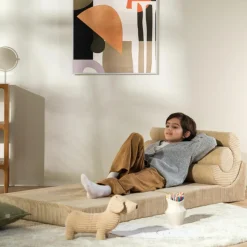 Wigiwama Chauffeuse Flipster Brown Sugar velours côtelé