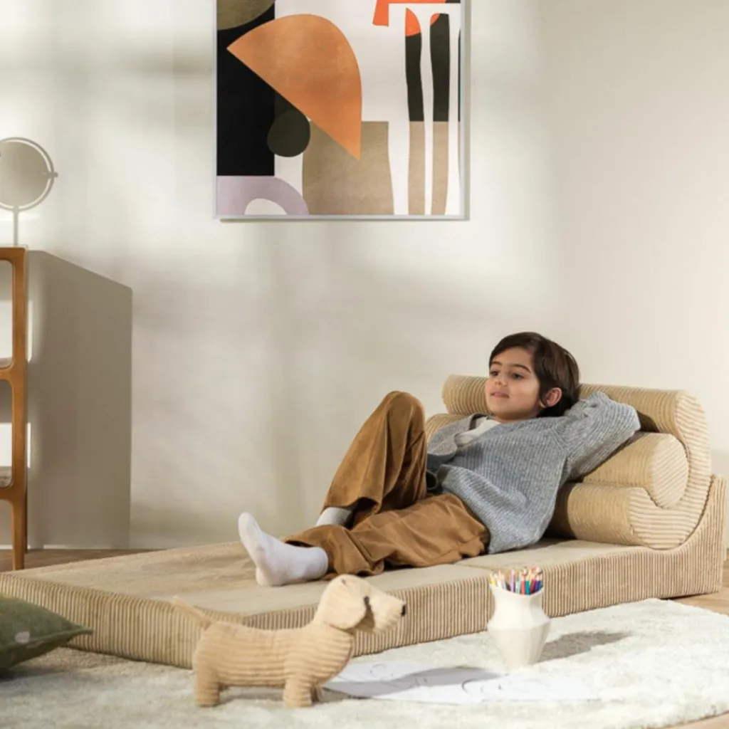 Wigiwama Chauffeuse Flipster Brown Sugar velours côtelé