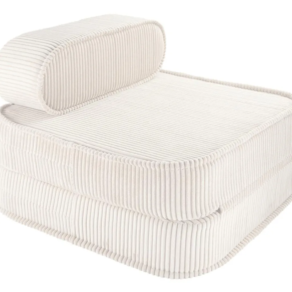 Hot Chauffeuse Marshmallow velours côtelé Fauteuil / Pouf