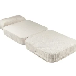 Hot Chauffeuse Marshmallow velours côtelé Fauteuil / Pouf