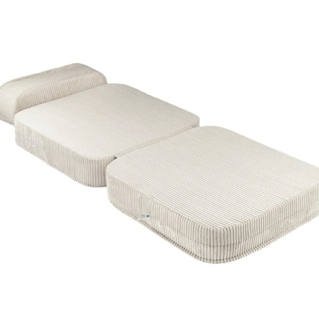 Hot Chauffeuse Marshmallow velours côtelé Fauteuil / Pouf