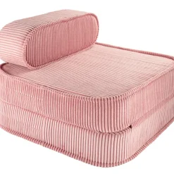 Wigiwama Chauffeuse Pink Mousse velours côtelé