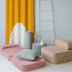 Wigiwama Chauffeuse Pink Mousse velours côtelé