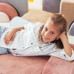 Wigiwama Chauffeuse Pink Mousse velours côtelé