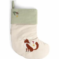 Sale Chaussette de Noël brodée Wonderful Winter Renard Chaussette De Noël