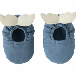 Online Chaussons avec ailes d'ange pierre bleue (0-6 mois) Chaussons