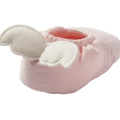 Discount Chaussons avec ailes d'ange blush et écru (0-6 mois) Chaussons