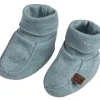 Baby's Only Chaussons bébé en coton bio Melange Stonegreen (0-3 mois)