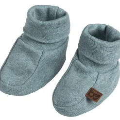 Baby's Only Chaussons bébé en coton bio Melange Stonegreen (0-3 mois)