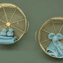 Baby's Only Chaussons bébé en coton bio Melange Stonegreen (0-3 mois)