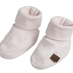Sale Chaussons bébé en coton bio Melange rose clair (0-3 mois) Chaussons