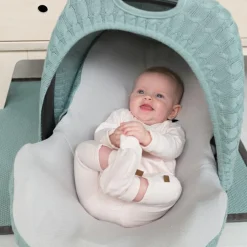 Sale Chaussons bébé en coton bio Melange rose clair (0-3 mois) Chaussons