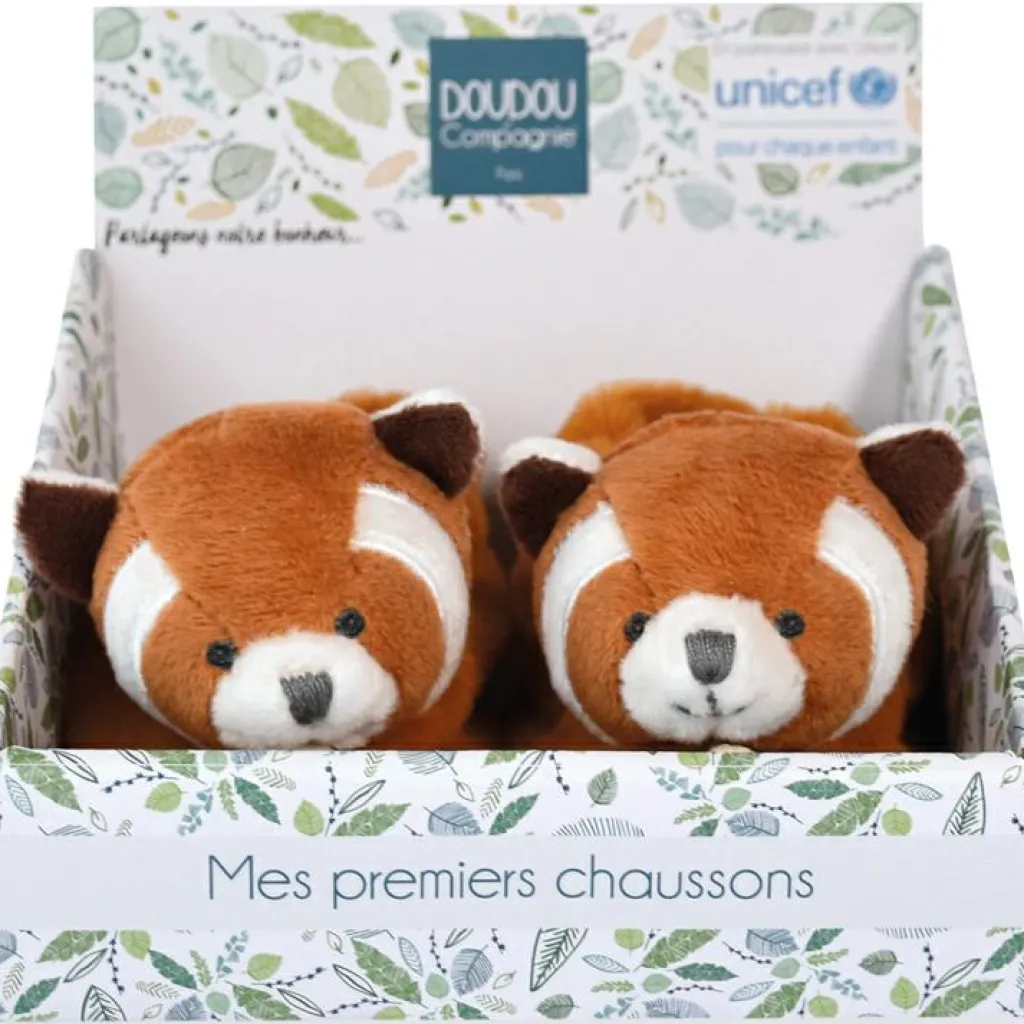 Discount Chaussons bébé Panda roux (0-6 mois) Chaussons