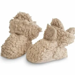 Mushie Chaussons Cozy Oatmeal (3-6 mois)