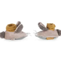 Moulin Roty Chaussons lapin Trois petits lapins (0-6 mois)