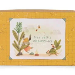 Moulin Roty Chaussons lapin Trois petits lapins (0-6 mois)