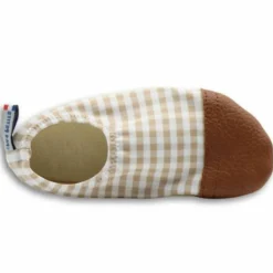 Les Pas Petits Chaussons tout-terrain Les Petits Vichys (pointures 21-23)