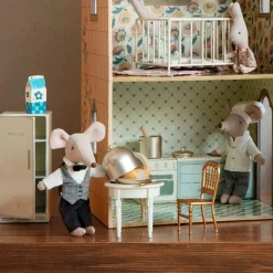 Maileg Chef Souris avec marmite et cuillère