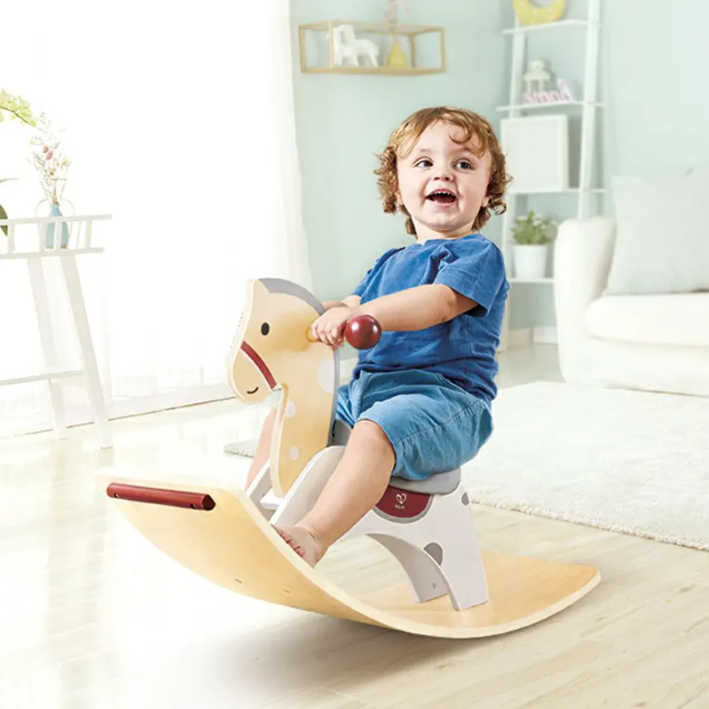 Hape Cheval à bascule 2 en 1