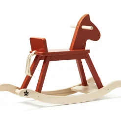 Kid's Concept Cheval à bascule rouge orangé Carl Larsson