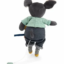 Chien Puce musical Puce et Pilou (27 cm) Peluche Musicale