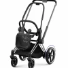 Hot Châssis e-Priam Chrome Black Poussette Citadine