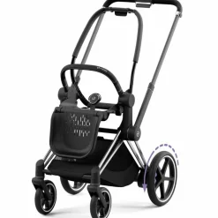 Hot Châssis e-Priam Chrome Black Poussette Citadine
