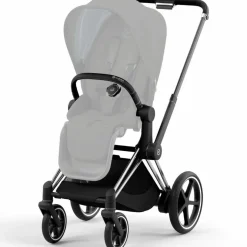 Hot Châssis e-Priam Chrome Black Poussette Citadine