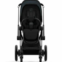 Hot Châssis e-Priam Chrome Black Poussette Citadine