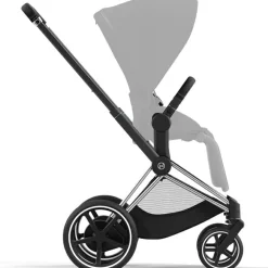 Hot Châssis e-Priam Chrome Black Poussette Citadine