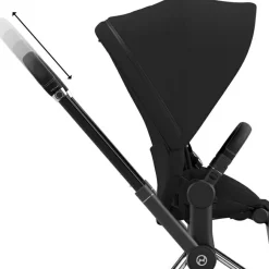 Cybex Châssis et structure Priam 4 Chrome Black