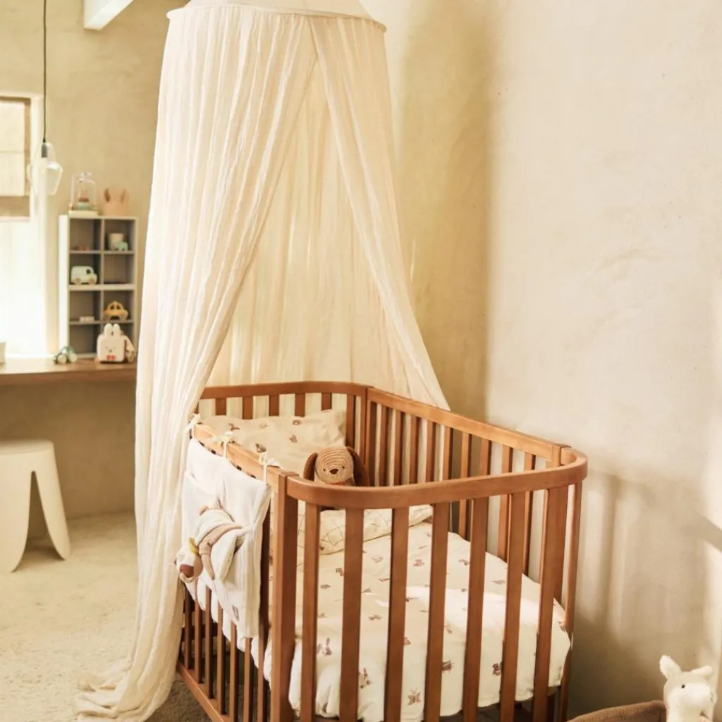 Jollein Ciel de lit Cosy Check Sand (245 cm)