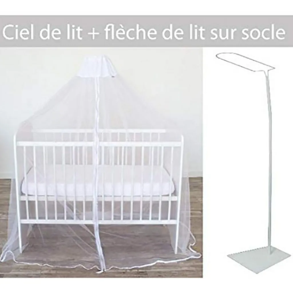 Clearance Ciel de lit moustiquaire + flèche sur socle pour lit Ciel De Lit / Flèche De Lit