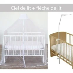 Discount Ciel de lit moustiquaire + flèche simple pour lit Ciel De Lit / Flèche De Lit