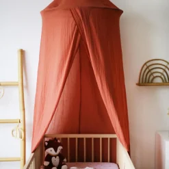 Trois Kilos Sept Ciel de lit Terracotta (260 cm)