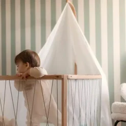 Hot Ciel de lit Veil pour lit bébé Kimi (150 cm) Ciel De Lit / Flèche De Lit