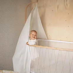 Hot Ciel de lit Veil pour lit bébé Kimi (150 cm) Ciel De Lit / Flèche De Lit