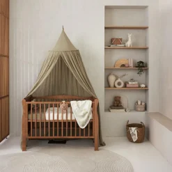 Jollein Ciel de lit vintage Olive Green (245 cm)