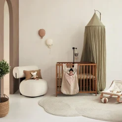 Jollein Ciel de lit vintage Olive Green (245 cm)