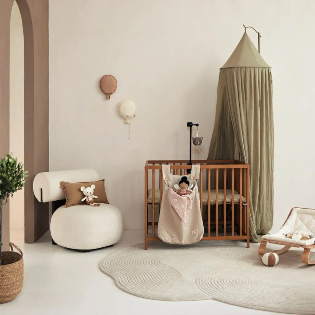 Jollein Ciel de lit vintage Olive Green (245 cm)