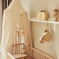 Jollein Ciel de lit vintage ruffle Nougat (245 cm)