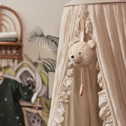 Jollein Ciel de lit vintage ruffle Nougat (245 cm)