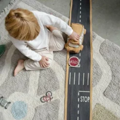 Hot Circuit bus scolaire nomade en tissu Petites Voitures, Véhicules Et Circuits